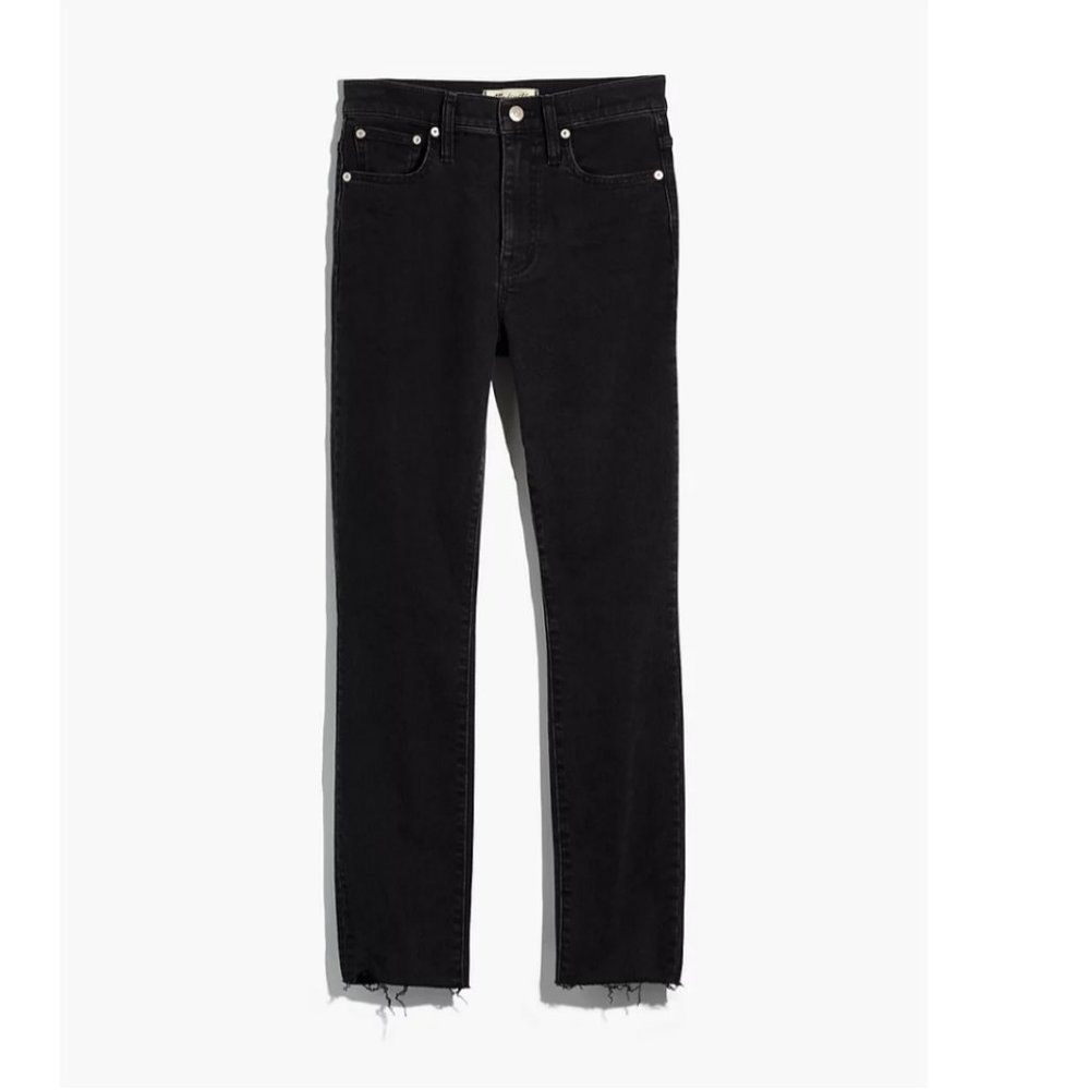 Madewell high waisted black boyjean size 28 tall